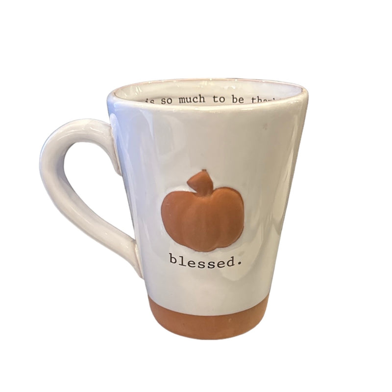 "Blessed" Pumpkin Mug | Putti Celebrations