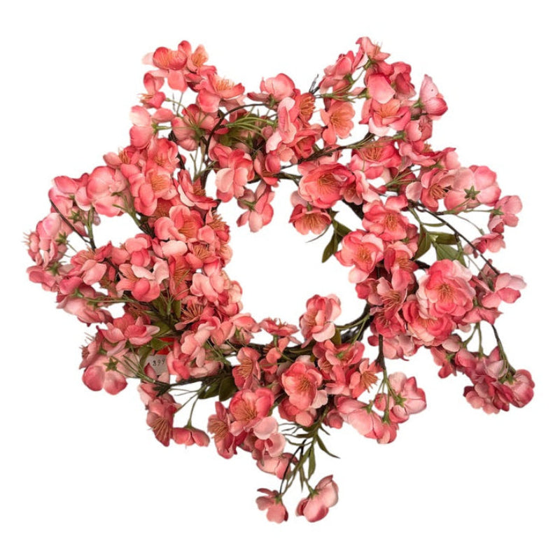 Pink Cherry Blossom Wreath