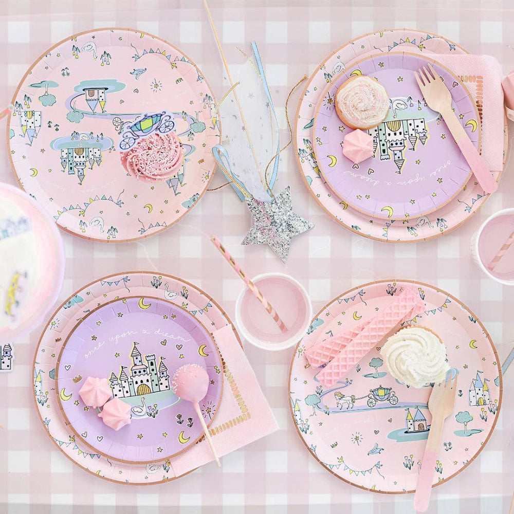 Pink Gingham Paper Tablecloth | Putti Party Supplies