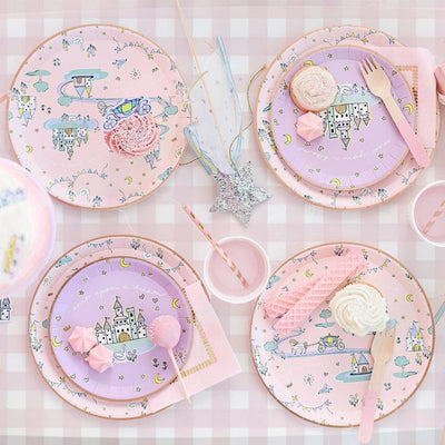 Pink Gingham Paper Tablecloth | Putti Party Supplies