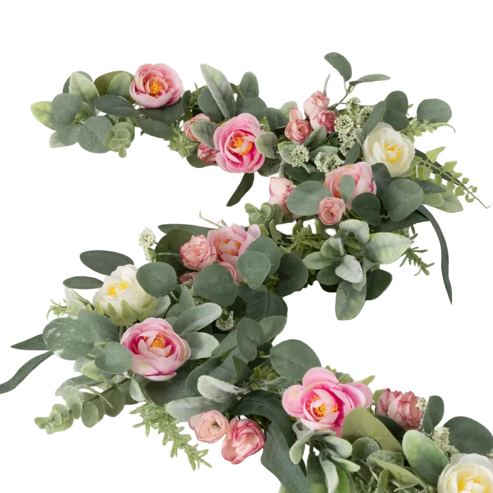 Pink Ranunculus Garland | Putti Fine Furnishings