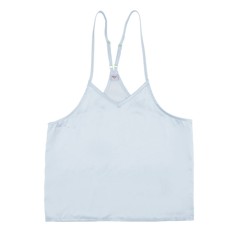 Cami + Velvet Ruffled Short - Blue | Putti Fine Fashions