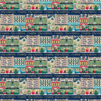 St Nicholas Street Christmas Wrapping Paper Roll | Putti Christmas