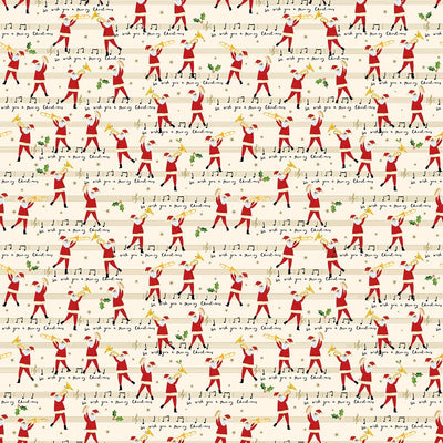 "We Wish You a Merry Christmas" Santa Wrapping Paper Roll | Putti Christmas