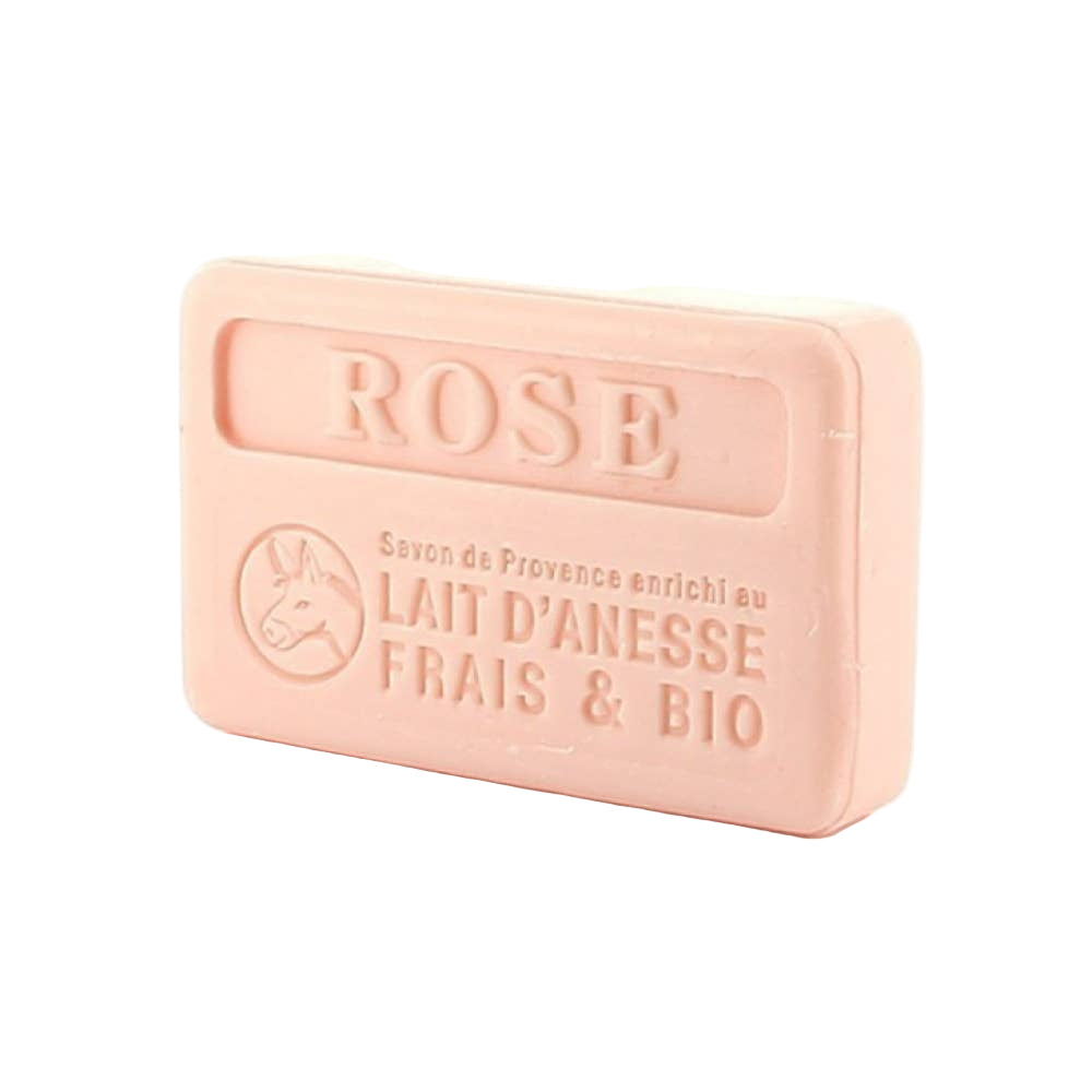 Rose French Market Soap with Organic Donkey Milk 100g | Putti