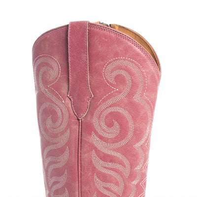 Nalejandra Leather Boots - Pink