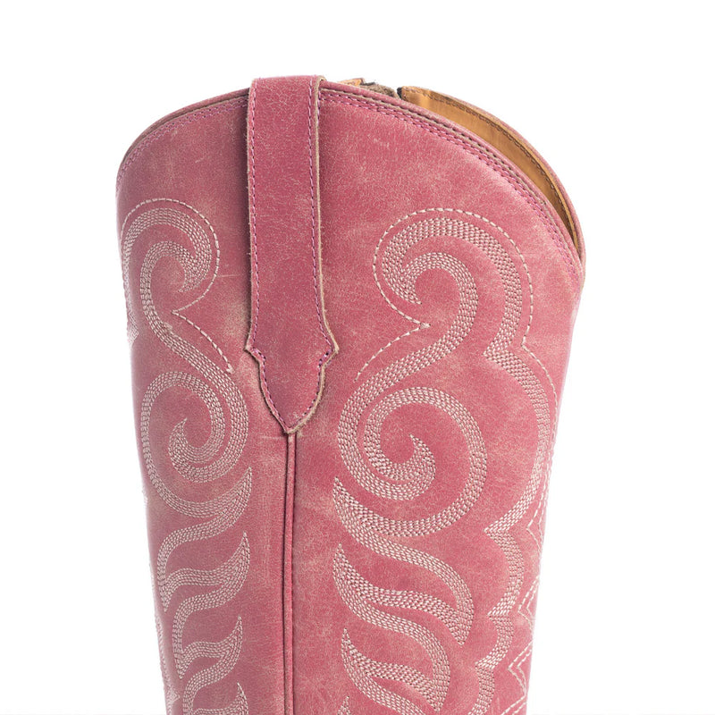 Nalejandra Leather Boots - Pink