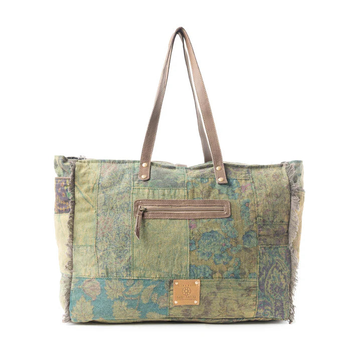 Myra Bag Fern Grove Patchwork Weekender Bag