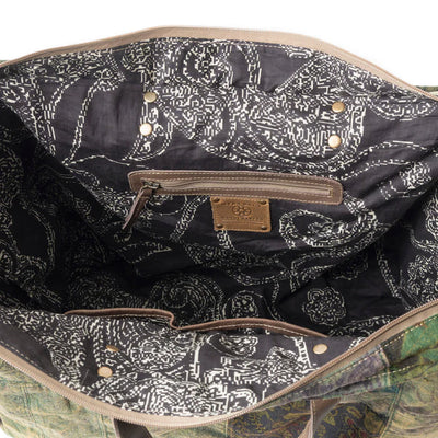 Myra Bag Fern Grove Patchwork Weekender Bag