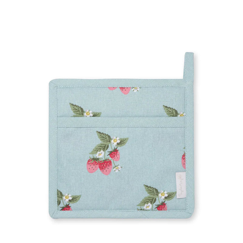 Sophie Allport Blue Strawberries Pot Grab