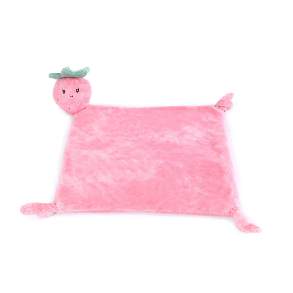Mon Ami Berry Pink Knotted Security Blanket