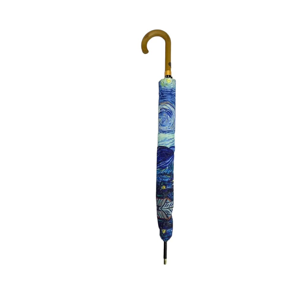 Soake London Classic Van Gogh "Starry Night" Walking Stick Umbrella | Putti Fine Fashions