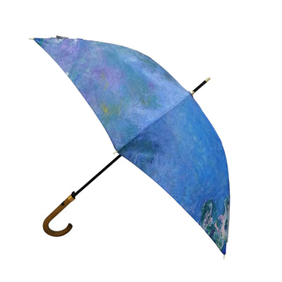 Monet "Water Lillies" Walking Stick Umbrella | Putti Fine Furnishings