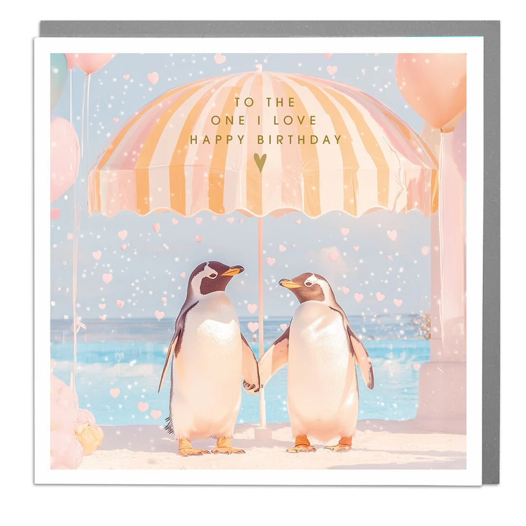 Penguin "Happy Birthday" Greeting Card | Putti Fine Furnishings