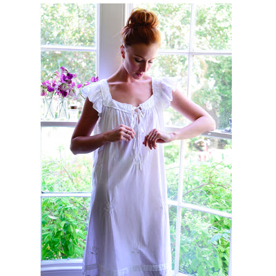 White "Margo" Nightdress | Putti Fine Fashions Canada
