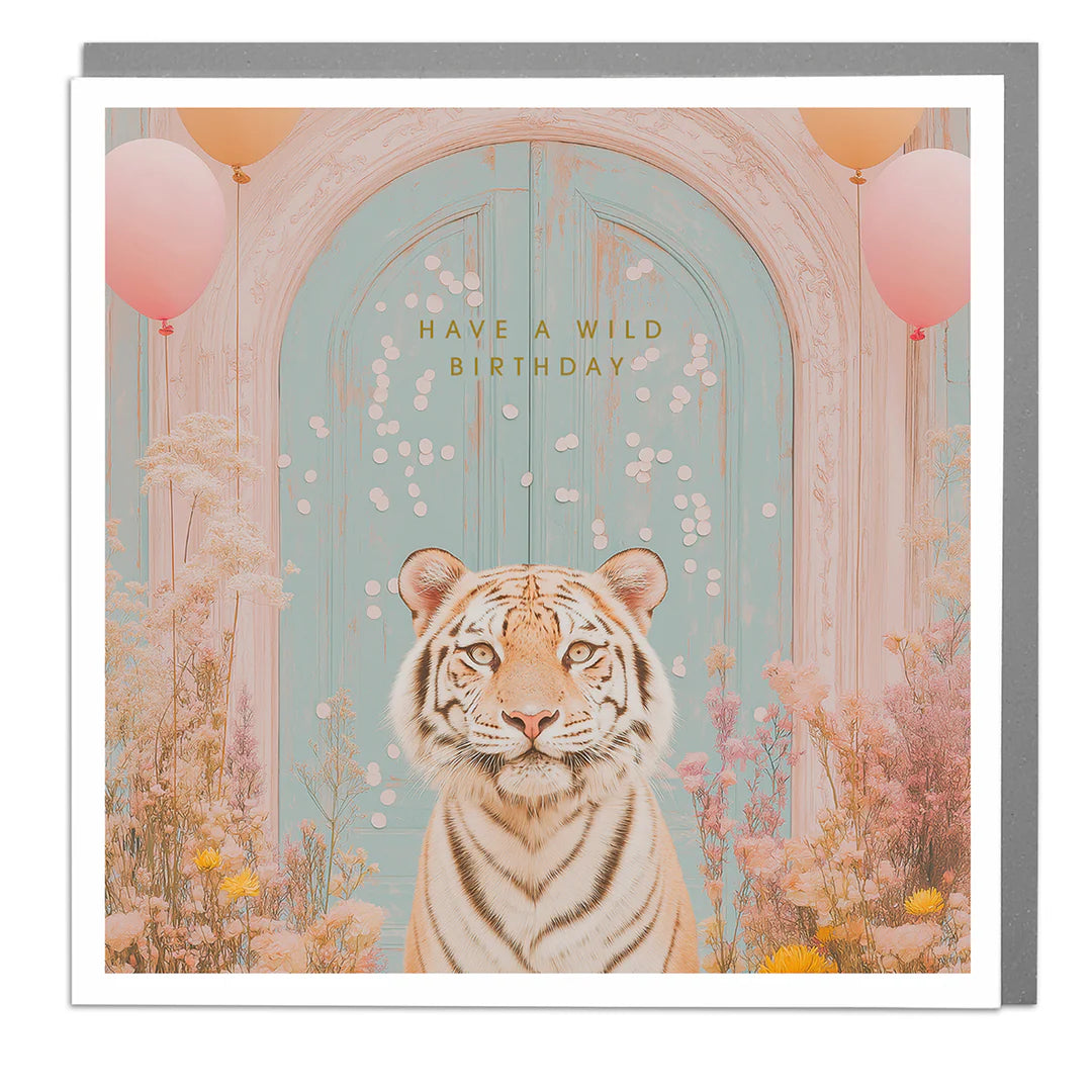 "Have a Wild Birthday" Tiger Greeting Card