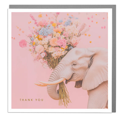 "Thank You" Elephant Greeting Card