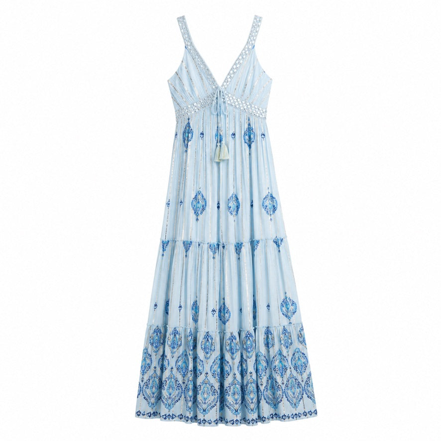Sariyah Maxi Dress - Blue | Putti Fine Fashions