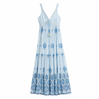Sariyah Maxi Dress - Blue | Putti Fine Fashions