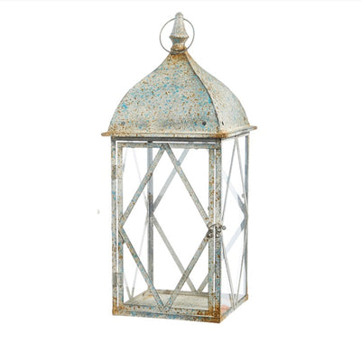 Raz Imports Weathered Galvinized Lanterns | Putti Fine Furnishings