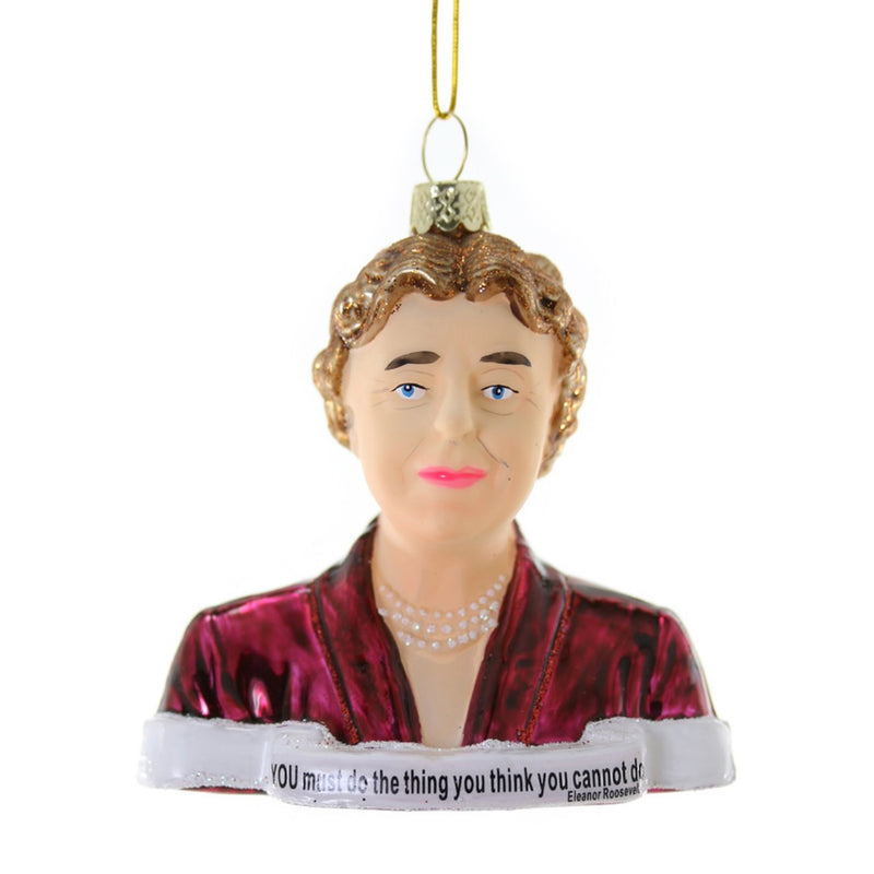 Cody Foster Eleanor Roosevelt Glass Ornament