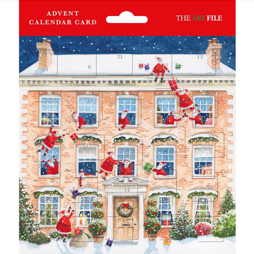 Santa's House Advent Card | Putti Christmas