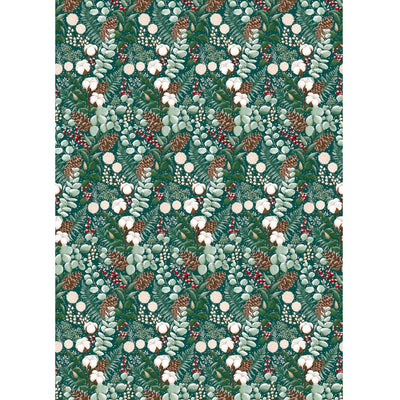 Winterberry Christmas Wrapping Paper Roll | Putti Christmas