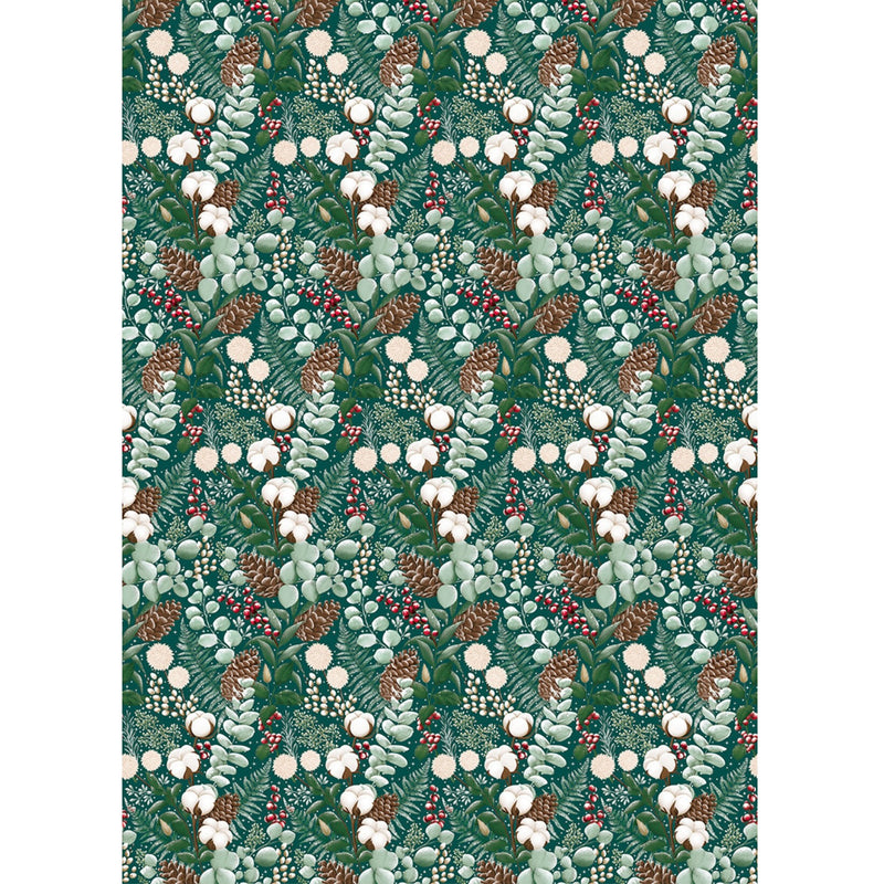 Winterberry Christmas Wrapping Paper Roll | Putti Christmas