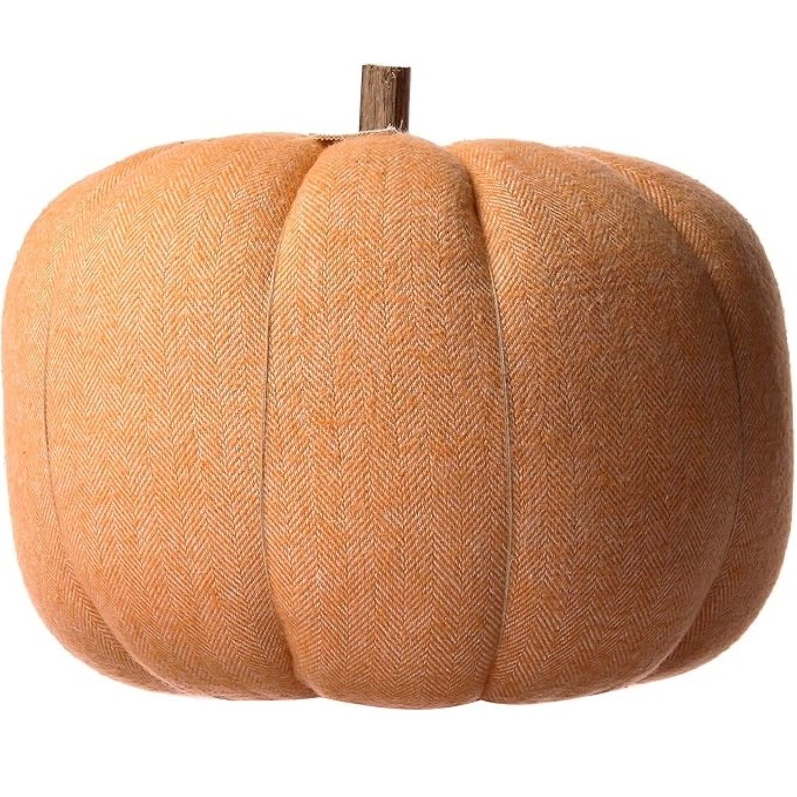 Large Orange Felted Wool Pumpkin