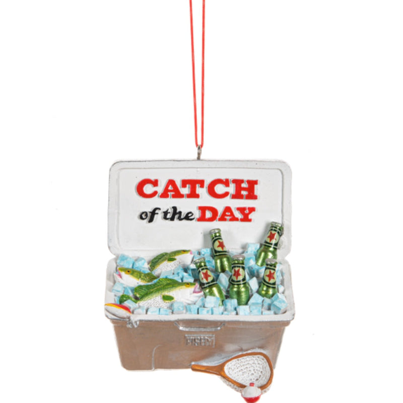Catch of the Day Cooler Ornament | Putti Christmas Decorations