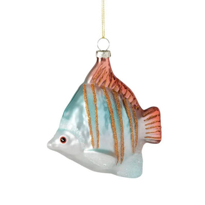 Tropical Angel Fish Glass Ornament | Putti Christmas Decorations