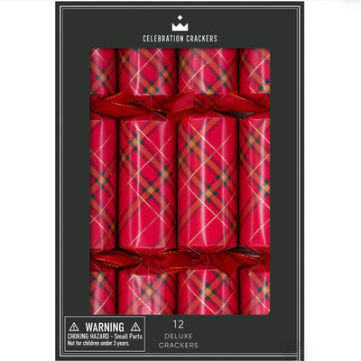 Red Plaid Crackers