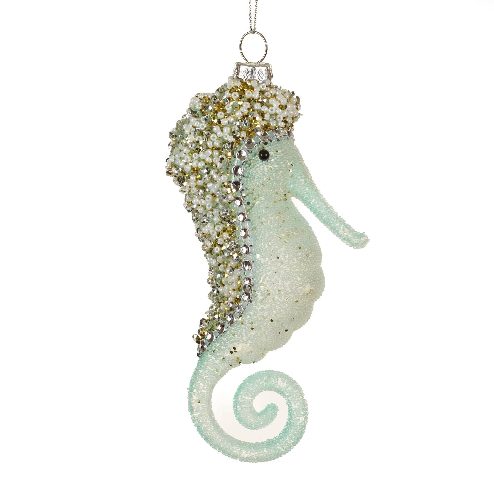 Baby Blue Baby Seahorse Ornament