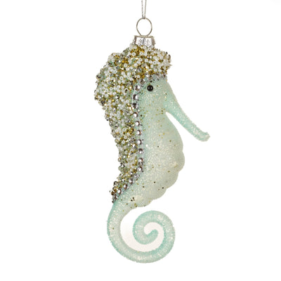 Baby Blue Baby Seahorse Ornament