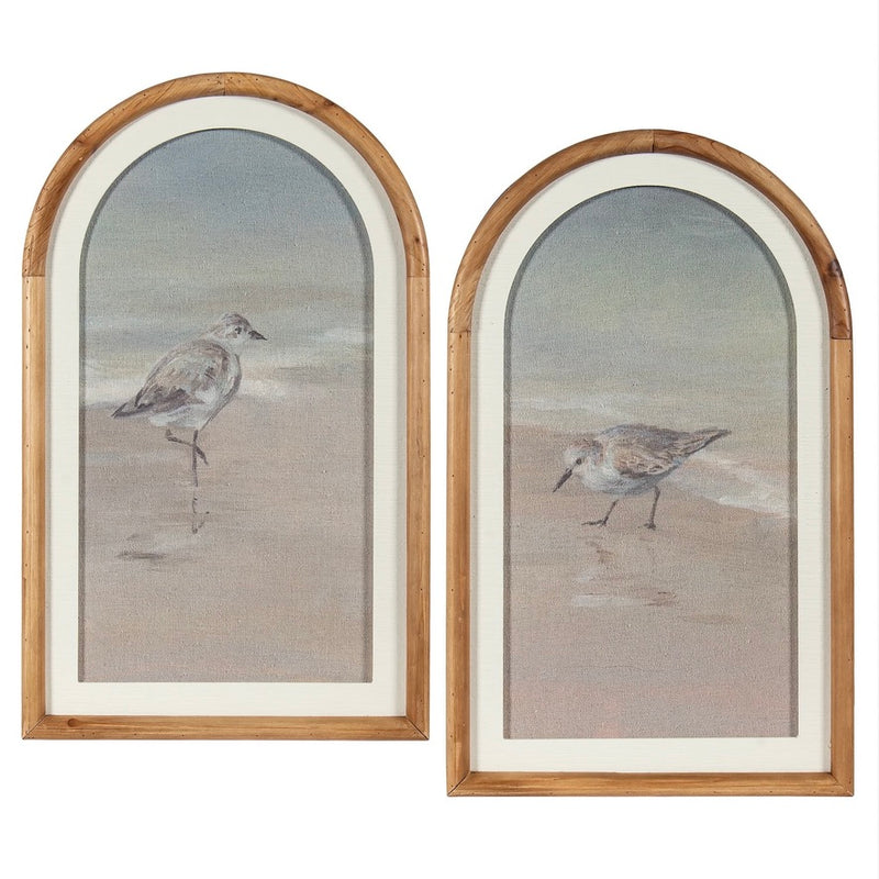 Shore Birds Framed Art - Set of 2 | Putti Fine Furnishings Canada