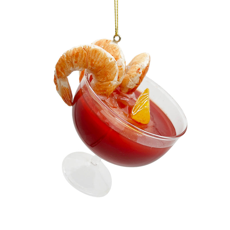 Shrimp Cocktail Glass Ornament | Putti Christmas Decorations