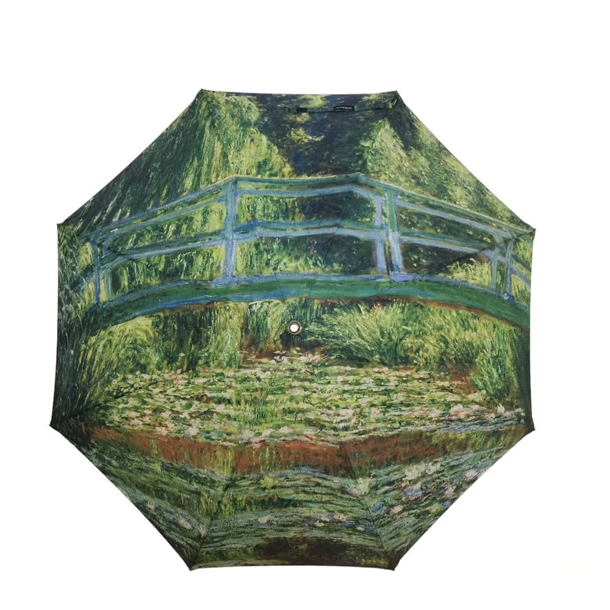 Soak London Monet "Japanese Bridge" Walking Stick Umbrella | Putti Fine Fashions