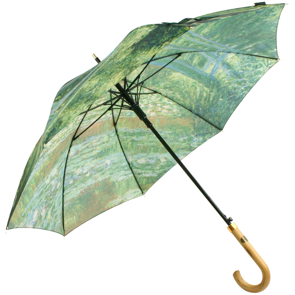 Soak London Monet "Japanese Bridge" Walking Stick Umbrella | Putti Fine Fashions