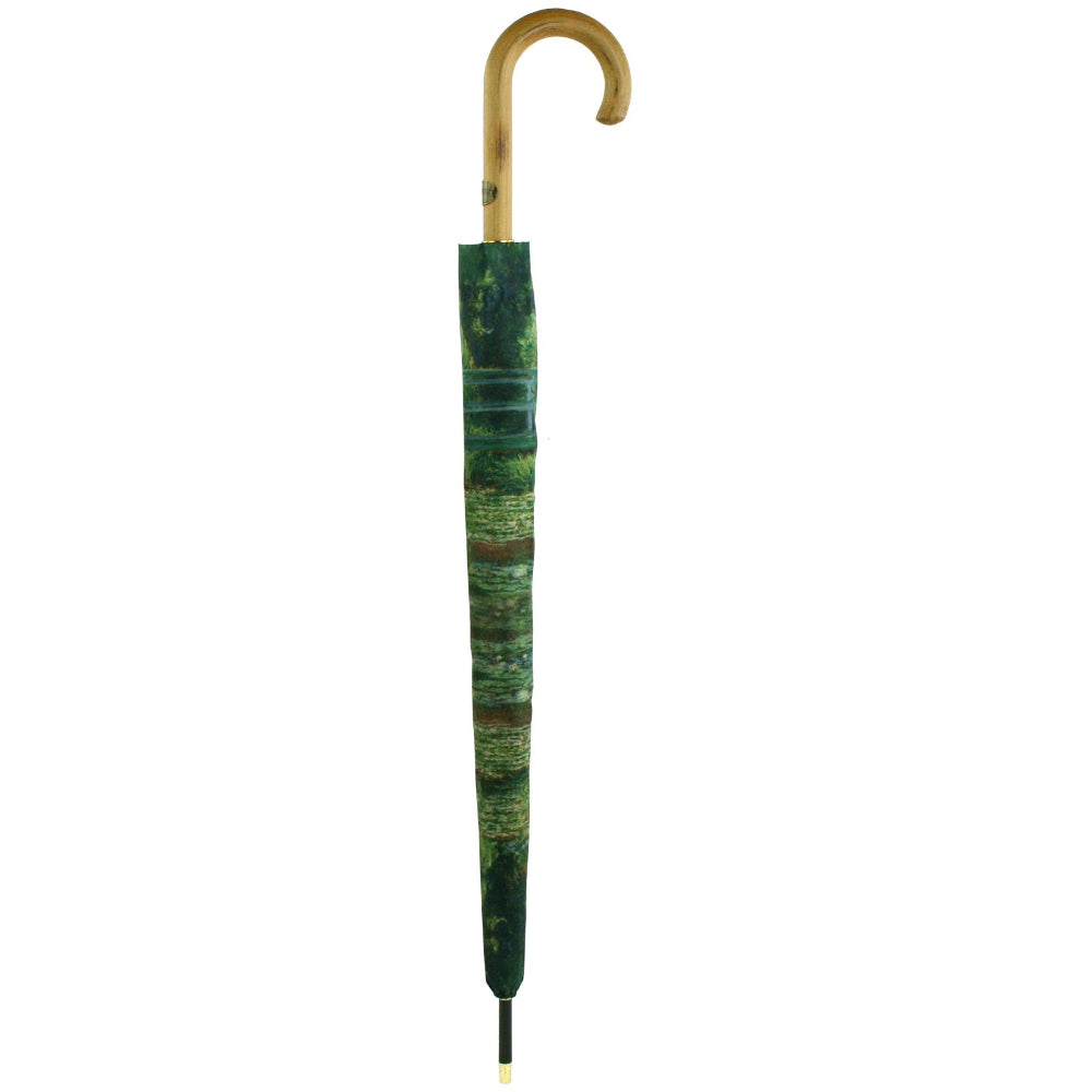 Soak London Monet "Japanese Bridge" Walking Stick Umbrella | Putti Fine Fashions