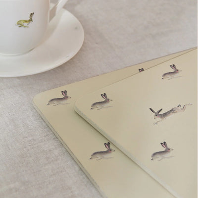 Sophie Allport "Hare" Lunch Placemat Set of 4 | Putti Fine Furnishings