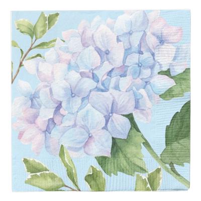 Sophistiplate Hydrangea Paper Cocktail Napkins | Putti Party Supplies