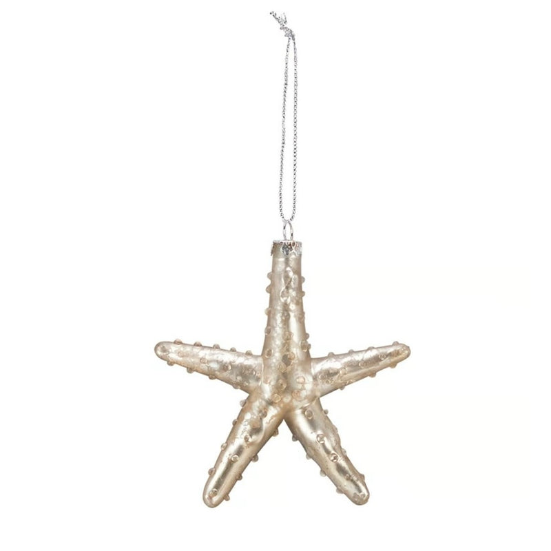 Starfish Glass Ornament | Putti Christmas Decorations