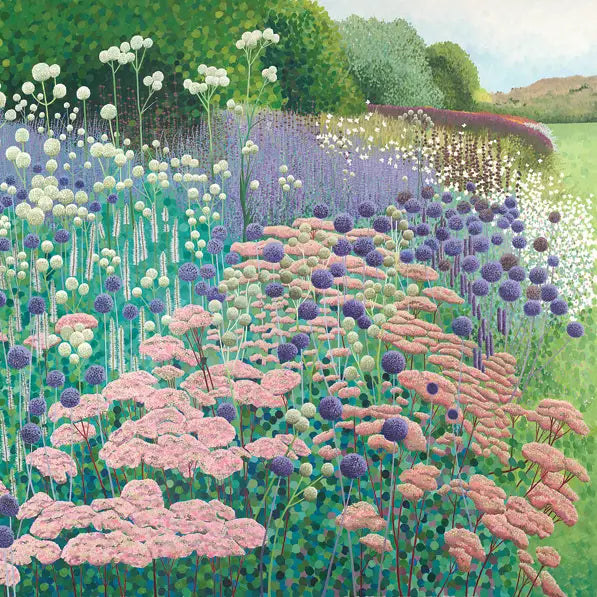 Susan Entwistle Wisley Border Greeting Card | Putti Celebrations