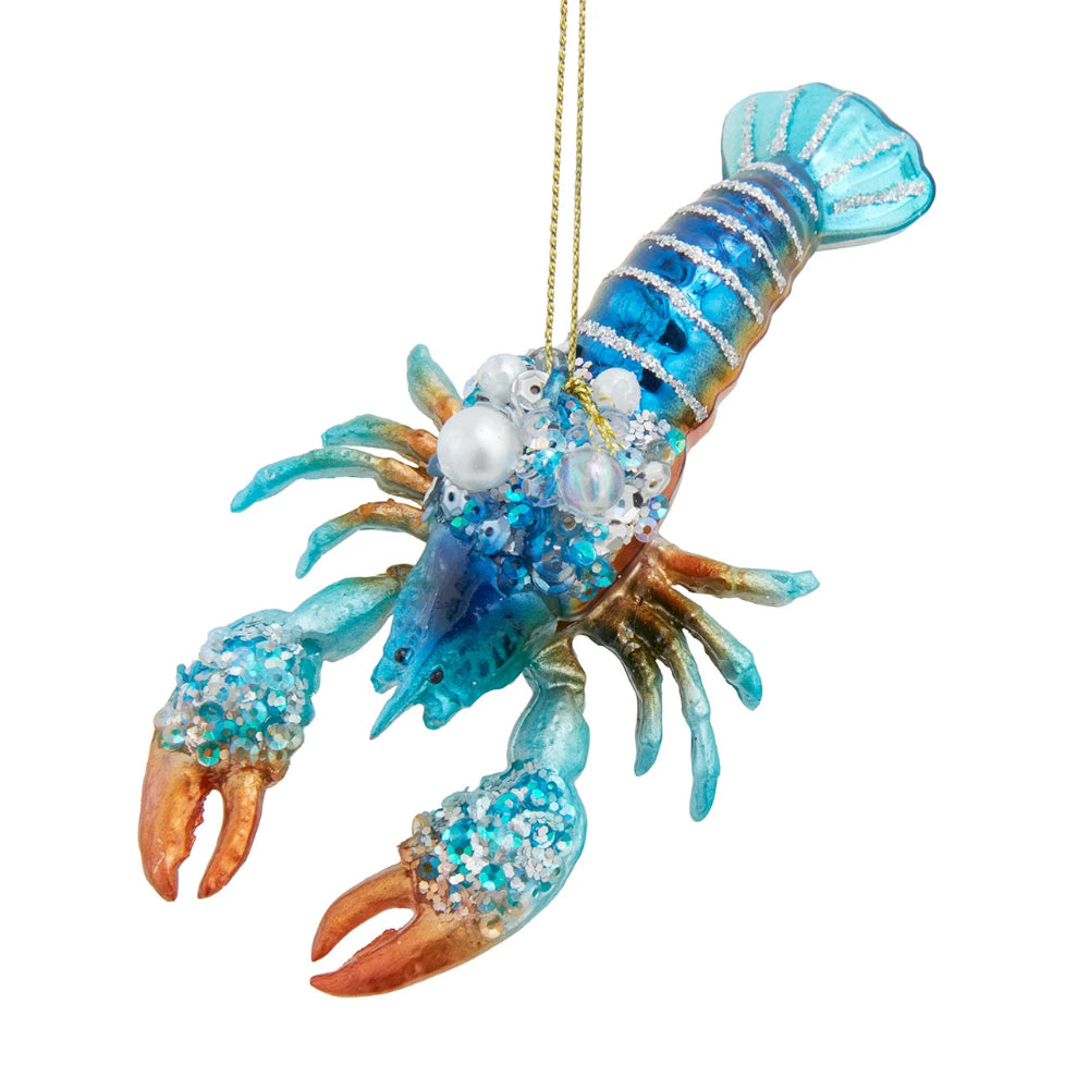 Glass Lobster Ornament | Putti Christmas Decorations