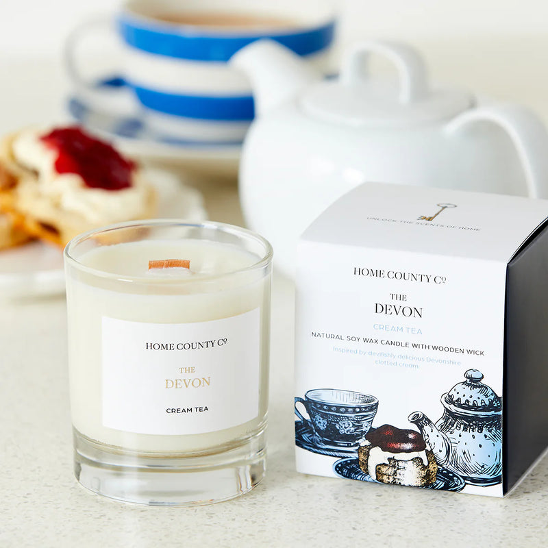 Home County Candles - The Devon - Cream Tea Candle | Putti