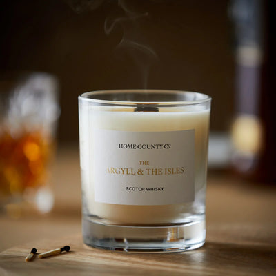 Home County Co. The Argyll & The Isles - Scotch Whisky Candle