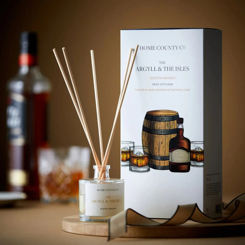 Home County Candles - The Argyll & The Isles - Scotch Whisky Diffuser | Putti