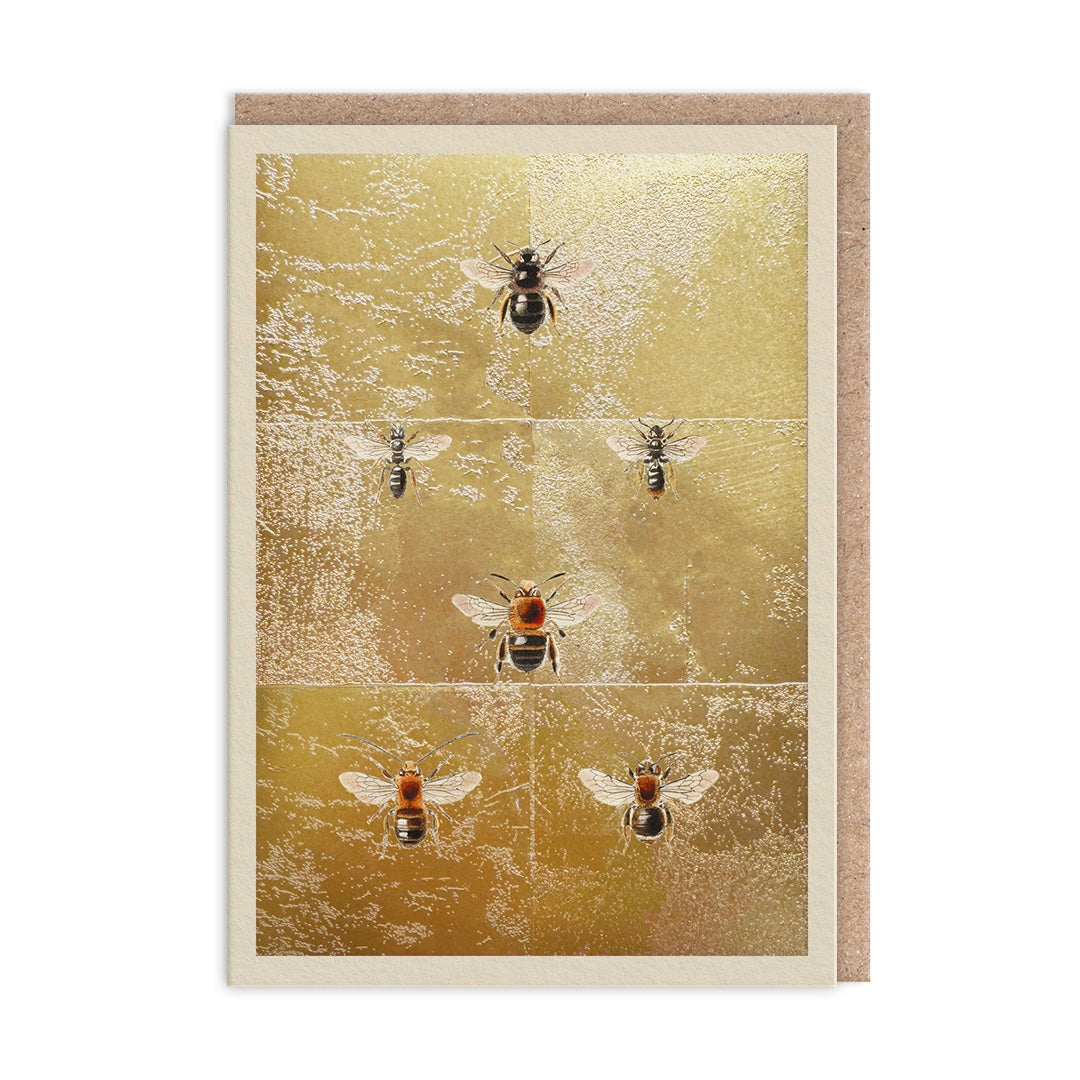 The Natural World Collection Greeting Card - Bees | Putti Celebrations