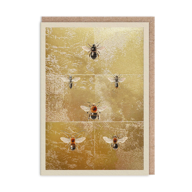 The Natural World Collection Greeting Card - Bees | Putti Celebrations