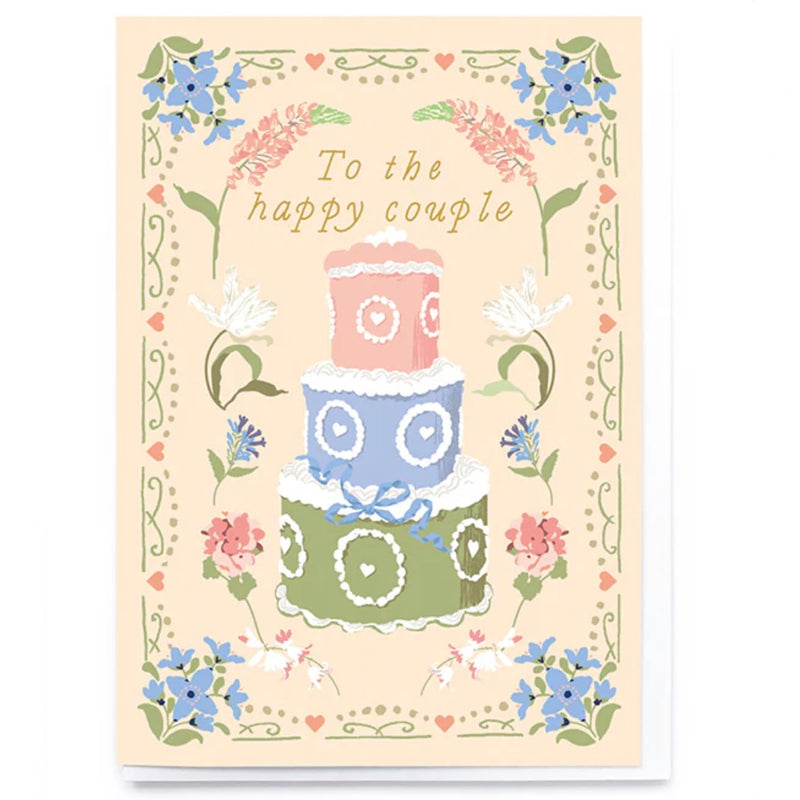 Tiered Cake Wedding Greeting Card | Putti Celebrations